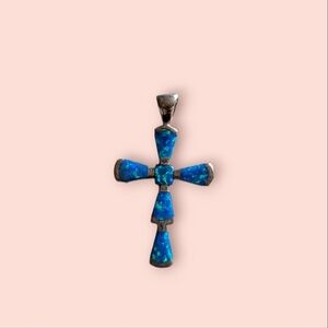 925 cross charm
